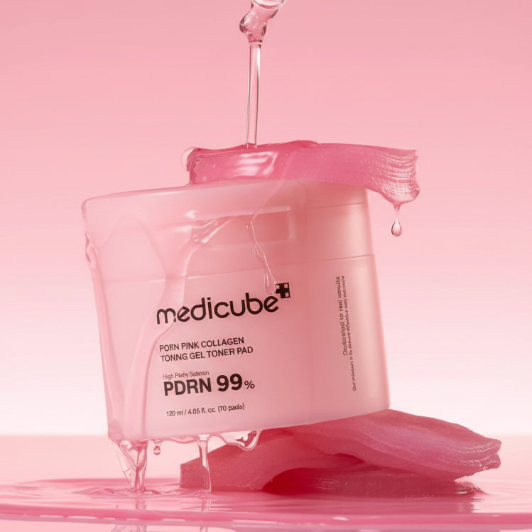 Medicube PDRN Pink Peptide Collagen Toner Pads