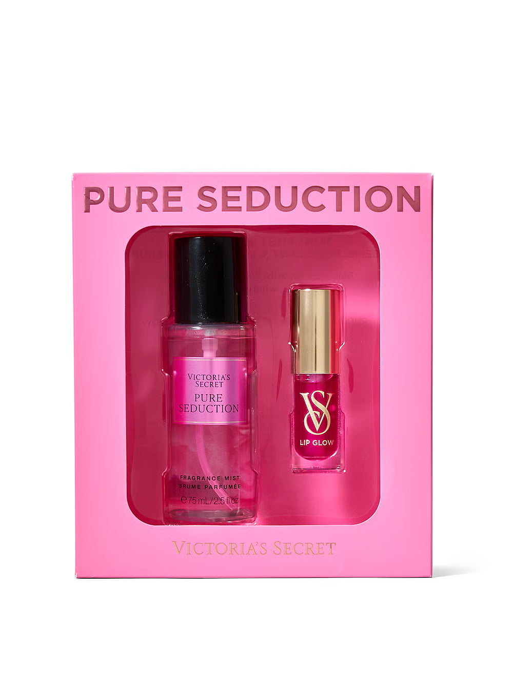 Coffret-cadeau deux-pièces Mist & Kiss Pure Seduction