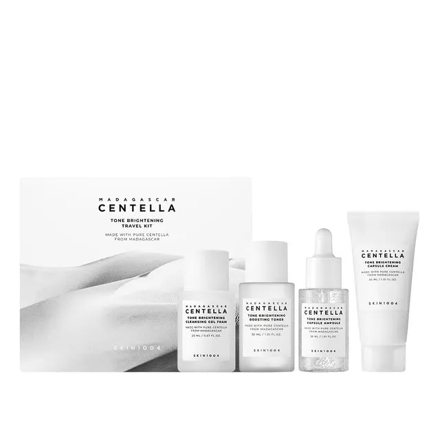 SKIN1004 - Madagascar Centella Tone Brightening Travel Kit - Coffret voyage (4pièces)
