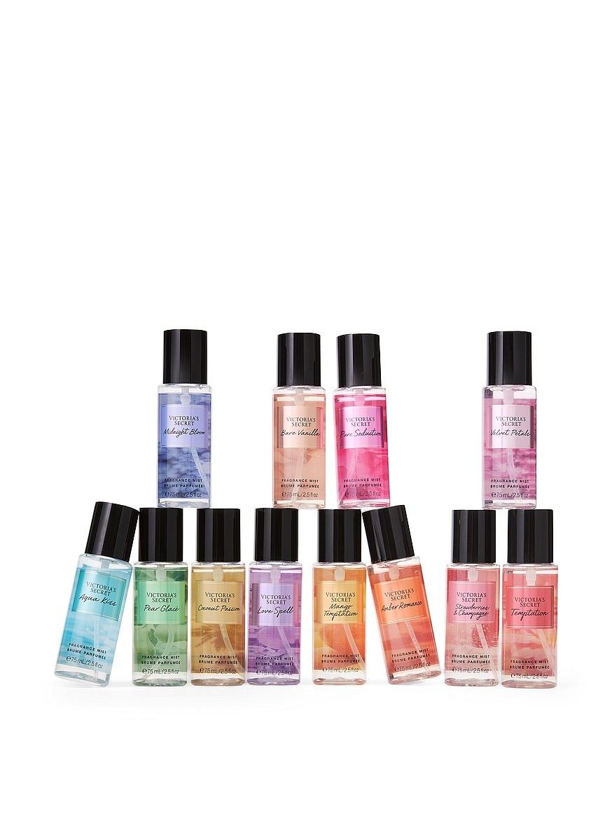 Victoria's Secret Mist Collection 12 Piece Travel Mist Gift Set