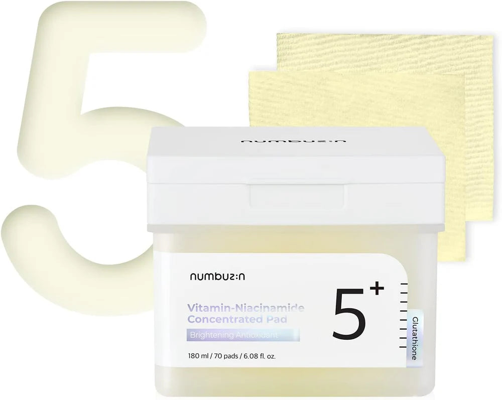 No.5+ Vitamin-Niacinamide Concentrated Toner Pads